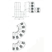 Façades - alumaine - largeur de vue de 50 mm