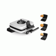 FRIFRI croque gaufres 1200w noir et gris FRI022814512GRP - 5412144890051