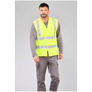 Gilet multirisques haute visibilité atex maille réf.            905*paf