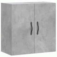 Helloshop26 - Armoire murale design moderne rangement pratique 60 x 31 x 60 cm en bois d'ingénierie gris béton 02_0048800 - gris Bois massif 3000235