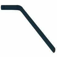 NOVACUP Paille papier cuillère noire Ø 8 mm x 200 mm smoothie - Idéal granité et glace à emporter – lot de 3500 - noir papier OP70