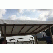 Pergolas bois et toiture pvc imperméable lacanau