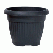 Prosperplast - Pot TERRA 3 L - 20x20x15,5 cm, coloris Anthracite - gris plastique polypropylène ZA3071