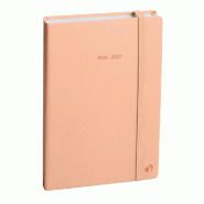 Quo Vadis - Agenda année scolaire - 2026-2027 - Universitaire Color - Semainier Planning - Multilingue - Pastel - Orange - août à août - 10x15 cm