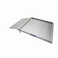 Rampes d'accès repliables en aluminium pour baies vitrées - RMPACCRPALU-ID01