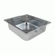 Rm Gastro - Bac gastronorme GN 2/3 - 100 poignées escamontables en inox REDFOX - GN 2/3-100 U - 0615402861342