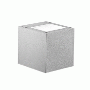 ROSSINI ILLUMINAZIONE Applique Led Argent 9W Double Émission Carrée Ip65 4000K Gris - Éclairage Extérieur Design En Aluminium - gris A.124-GR-LED-F