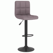 VidaXL Tabouret De Bar Taupe Tissu - gris 334273_0