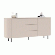 Vivabita Matelpro - Buffet/bahut moderne 180 cm coloris cachemire Horizo - Moderne & Design -Cachemire mat - -Types de portes: Battantes - 3665367399 Vivabita Matelpro - Buffet/bahut moderne 180 cm coloris cachemire Horizo - Moderne & Design -Cachemire mat - -Types de portes: Battantes - 3665367399