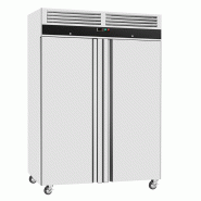 Armoire congélateur en inox double portes pleines - 1400 L