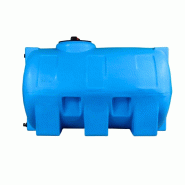 Cuve 750l Aérienne De Récupération D'eau - Réservoir Horizontal Bleu - Elbi Cho750