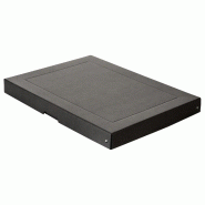 Falken Lot de 5 Boîte PureBox Black A3 haut. 40 mm, en carton ép. 1,2 mm, coloris noir - noir en carton 22001680000F