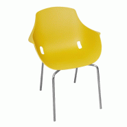 Lot de 5 Chaises GOA M4 coque polypropylène