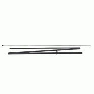 Mât 2m40 pour oriflamme plume - noir aluminium 3770030285568 Mât 2m40 pour oriflamme plume - noir aluminium 3770030285568