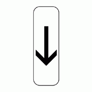 Panonceau complémentaire vertical - M8b