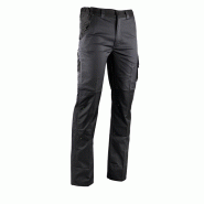 Pantalon vulcain stretch avec poches genouillères gris sombre / noir t 54 - lma - 1822 - 858791_0