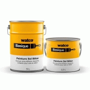 Peinture sol béton Watco Basique - anti-poussières, étanchéité, protection interne Peinture sol béton Watco Basique - anti-poussières, étanchéité, protection interne