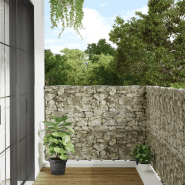 Vidaxl écran d'intimité de jardin aspect pierre 500x120 cm pvc 4005534 Vidaxl écran d'intimité de jardin aspect pierre 500x120 cm pvc 4005534