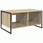 VidaXL Table basse Sonoma 80 x 50 x 40 cm Bois d'ingénierie Modèle Helios Riviera Plus - 886433