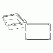 Bac gastronorme 1/1 12,5L 53x32,5x10cm polycarbonate transparent