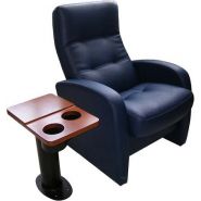 Fauteuil d'auditorium amovible avec structure en acier et en bois combinée - CONFORT EZCARAY