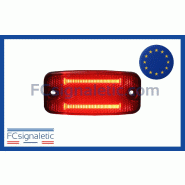 Feu de gabarit position Optoline D rouge LEDSON 360522 Feu de gabarit position Optoline D rouge LEDSON 360522