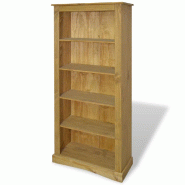 Helloshop26 - Étagère armoire meuble design bibliothèque à 5 niveaux pin 170 cm marron 2702018/2 - marron 3000158084669