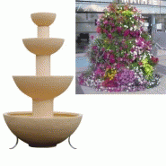 Jardinière cascade 4 vasques 600l