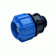 Manchon de compression PP - Femelle/mâle fileté - Serrage rapide - 016x3/8"