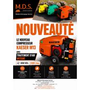 NOUVEAUTÉ : le Compresseur KAESER M13TAI 1300l/mn avec Traitement d'air intégré