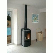 Poêle à bois jotul f 350 en acier