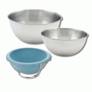 Set comprenant 1 Moule demi sphère, 1 spatule Zenker et 2 Bols à mixer Inox Fackelmann - bleu multi-matériau 3176239936162