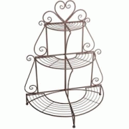 Support à plantes en fer 3 niveaux Arabesque Antic Line Créations - marron 3700407995370 Support à plantes en fer 3 niveaux Arabesque Antic Line Créations - marron 3700407995370