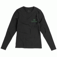 T-shirt bio manches longues pour femme - Ponoka 38019955 - Col ras du cou en coton stretch 200 g/m² T-shirt bio manches longues pour femme - Ponoka 38019955 - Col ras du cou en coton stretch 200 g/m²