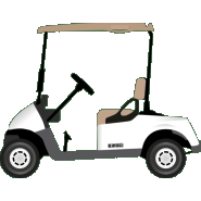 Voiture de golf, moteur à essence, frein de stationnement automatique - RXV® / E-Z-GO®