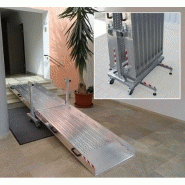 Rampe d'accès PMR en acier galvanisé, modulable - ACBI