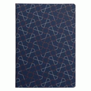 Clairefontaine Cahier Lalla A4, 80p./40 feuilles 90 g/m² piquées, visuels assortis (2), ligné + marge - 3329681151588