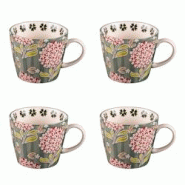Coffret de 4 tasses 36 cl Cottage - Décoré Rond Grès Table Passion 12.5x9 cm - multicolore Grès 3106232385476 Coffret de 4 tasses 36 cl Cottage - Décoré Rond Grès Table Passion 12.5x9 cm - multicolore Grès 3106232385476