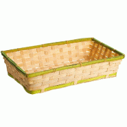 Corbeille en bambou 32x20x7cm
