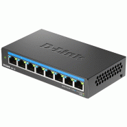 D-Link DMS-108 Switch non administré multi-gigabit à 8 ports - noir DMS-108/E
