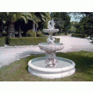 Fontaine de jardin avec bac neptune réf 6003