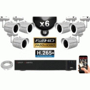 Kit vidÉo surveillance pro ip capteur sony 1080p + enregistreur nvr 9 canaux h265+ 2000 go- ec-vision