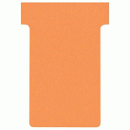Nobo Lot de 10 Etui de 100 Fiches T Indice 2 - Orange - 3147330066201
