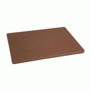 Petite planche à découper basse densité Hygiplas - Marron