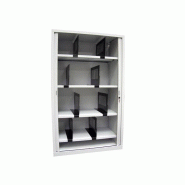 Armoire haute à rideaux GENERIC - grande profondeur 60 cm - H198/160 L120 cm - 7 coloris - 3 ou 4 étagères Armoire haute à rideaux GENERIC - grande profondeur 60 cm - H198/160 L120 cm - 7 coloris - 3 ou 4 étagères