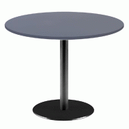 RestooTab - Table Rome XL Ø110cm bleu fes fenix - bleu Bois manufacturé TB-ROMXL-R110M-BL.FES