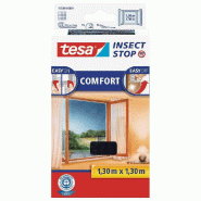 Tesa INSECT STOP H&L Fly Screen Premium Windows - moustiquaire avec ruban crochet et boucle solide, peut être retiré sans laisser de résidu, sans -