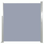 VidaXL Auvent latéral rétractable 140 x 300 cm Gris Modèle Sirocco Prestige - gris 45357