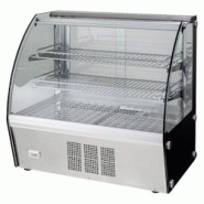 Vitrine horizontale chauffante sur comptoir verre courbe - 700x575x670 mm - 1100 W 230/1V - 13909310 Eurast - inox 13909310 Vitrine horizontale chauffante sur comptoir verre courbe - 700x575x670 mm - 1100 W 230/1V - 13909310 Eurast - inox 13909310