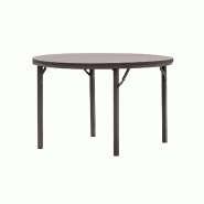 ZOWN Table ronde pliante 122 cm Planet4 Premium - gris plastique SP-BT048X005A ZOWN Table ronde pliante 122 cm Planet4 Premium - gris plastique SP-BT048X005A